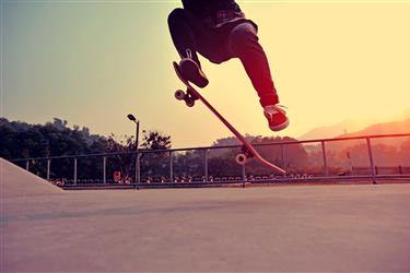 skateboarding